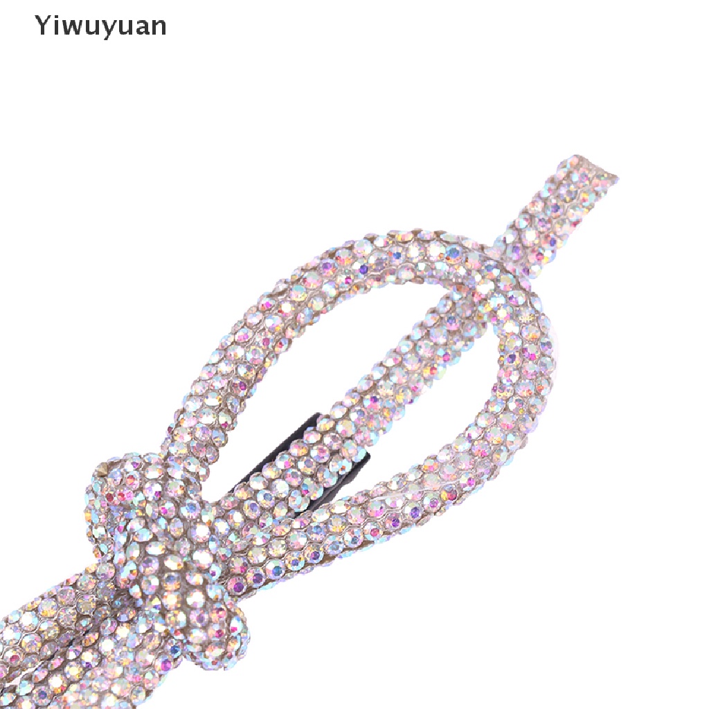 Bộ 2 Kẹp Tóc Nơ Đính Đá Cho Nữ