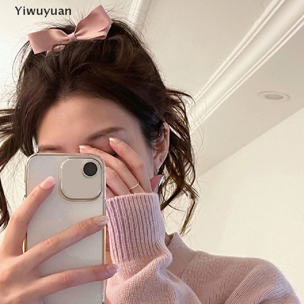 &lt; Yiwuyuan &gt; Kẹp Tóc Mái Nhỏ Ba Chiều Đính Nơ Màu Hồng Nổi Tiếng Trên Tai Nhỏ Xinh Xắn Khuyến Nghị Trên Mạng