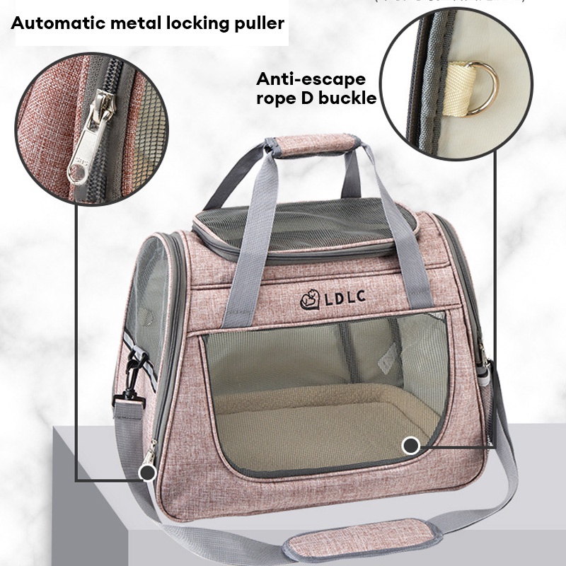 Túi Đựng Thú Cưng Cỡ Lớn Có Thể Gắn Cửa Sổ Xe Hơi Tiện Dụng