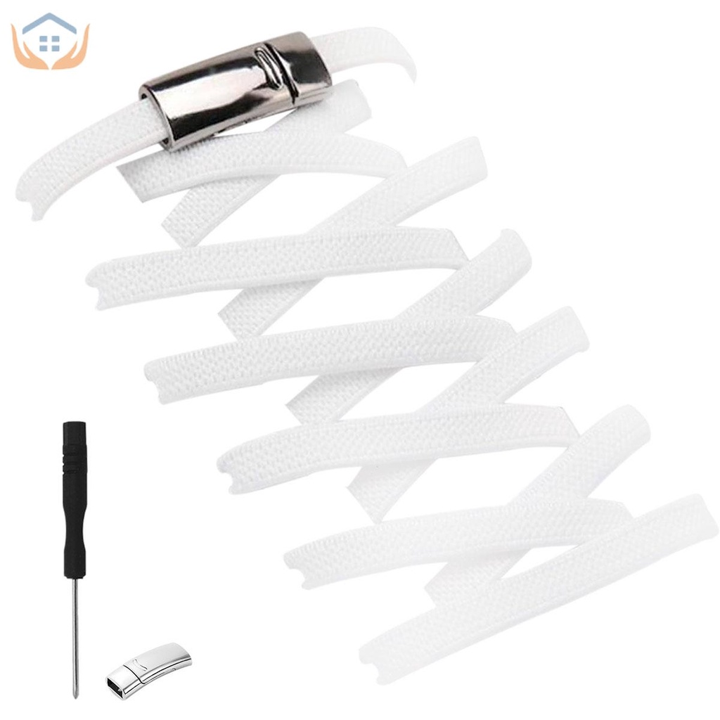 1 Cặp Dây Giày Co Giãn Không Cần Buộc 41 "Kèm Khóa Kim Loại Nam Châm