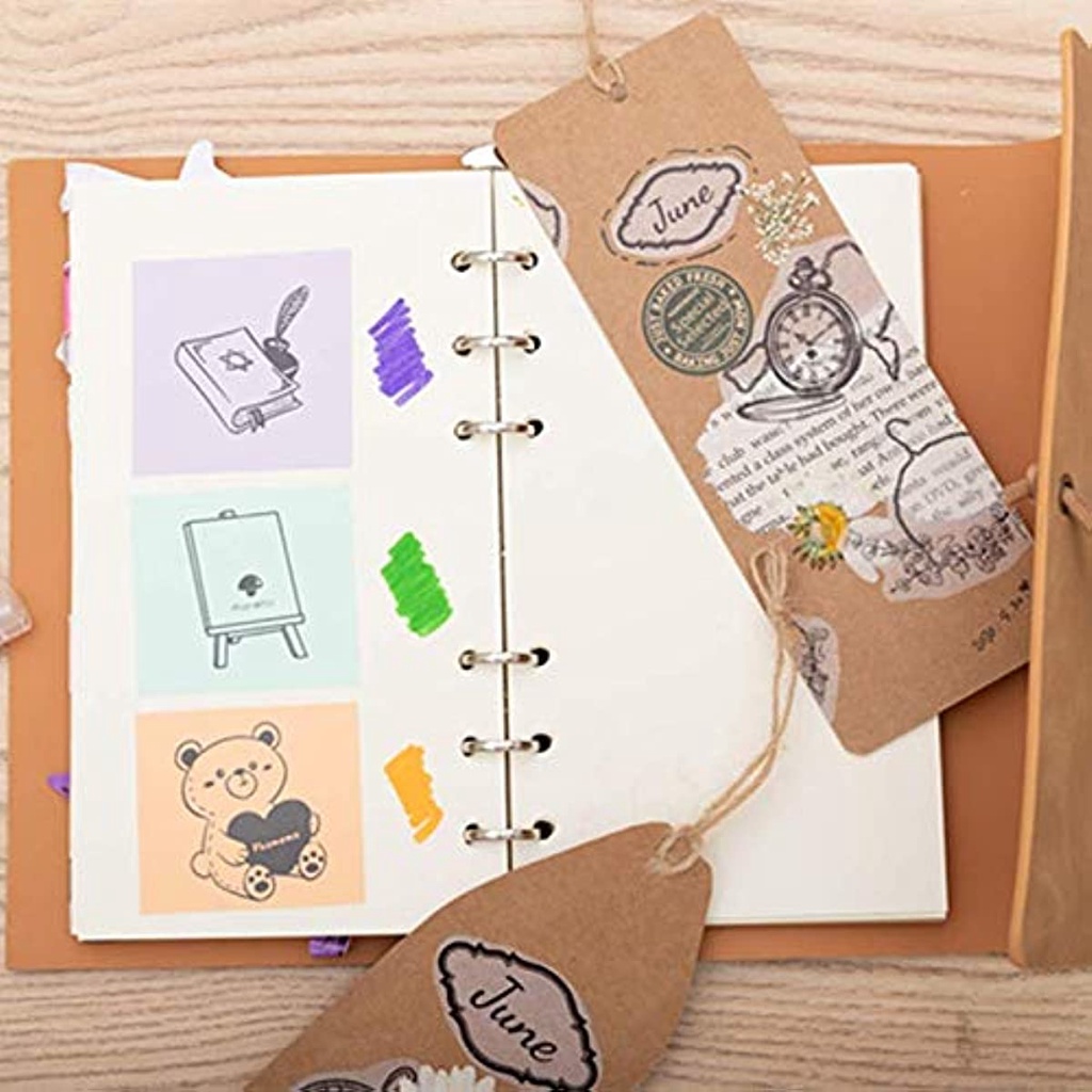 3 Cuộn Giấy Dán Nhiệt Nhiều Màu Sắc Cho Máy In M02 / M02 Pro / M02S / M03 Mini 50mm x 3.5m