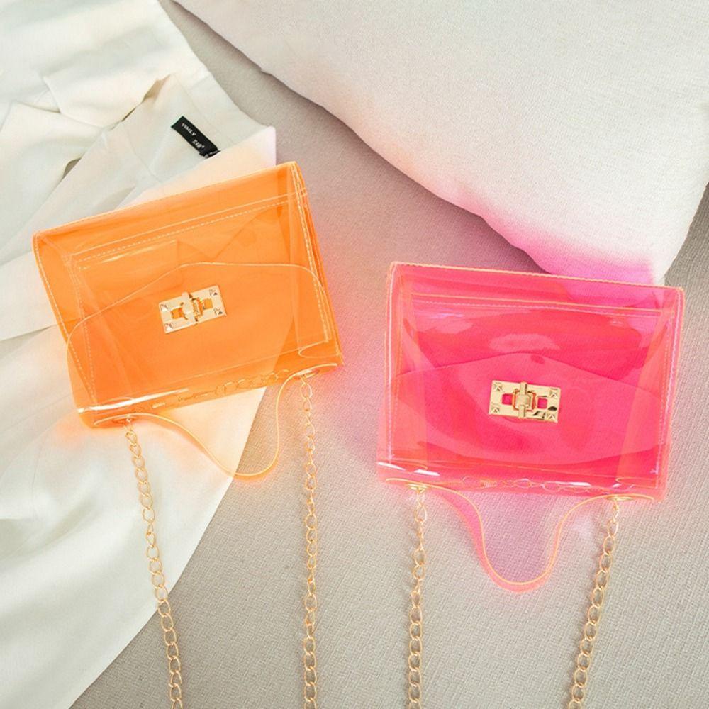 Túi Xách Đeo Chéo Hình Vuông Nhỏ Màu Sắc Ngọt Ngào Dễ Thương Cho Nữ