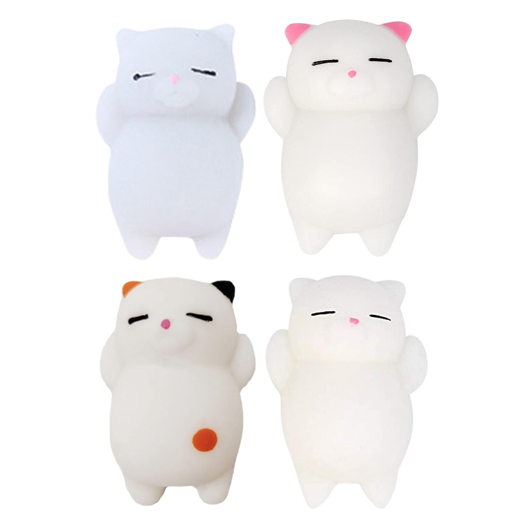 Đồ Chơi Nắn Bóp Đàn Hồi Giảm Stress Hình Mèo Hoạt Hình F1W0