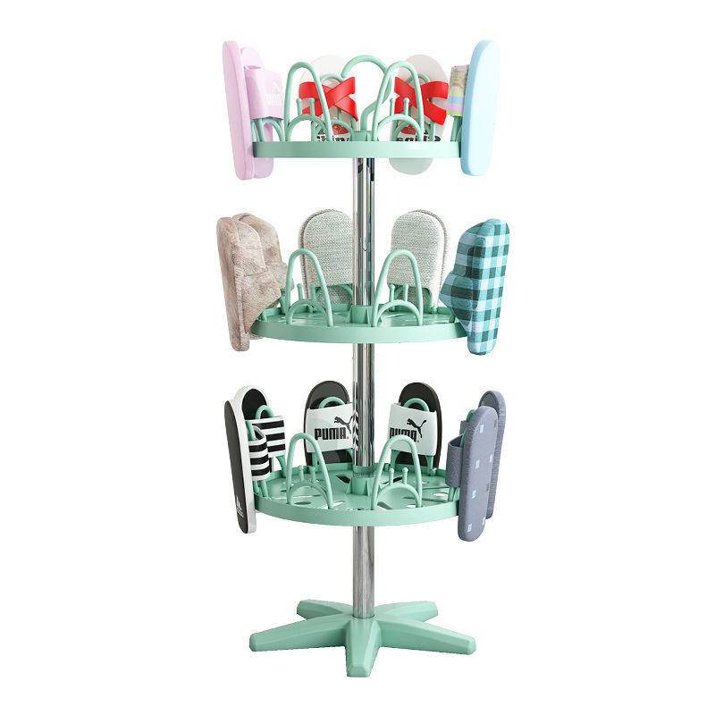 Cây treo phơi giày dép, tất, khăn mặt 3 tầng. Cao 86 x 28cm. Gấp gọn, di chuyển dễ dàng