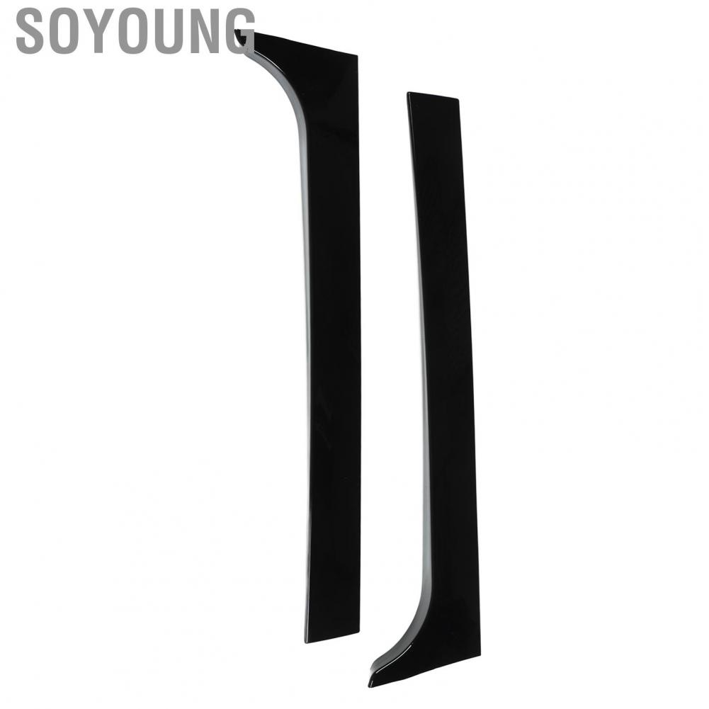 Soyoung Auto Window Side Spoiler Wing  Easy To Install Scratch Resistant Sporty Style Rear Durable for Car