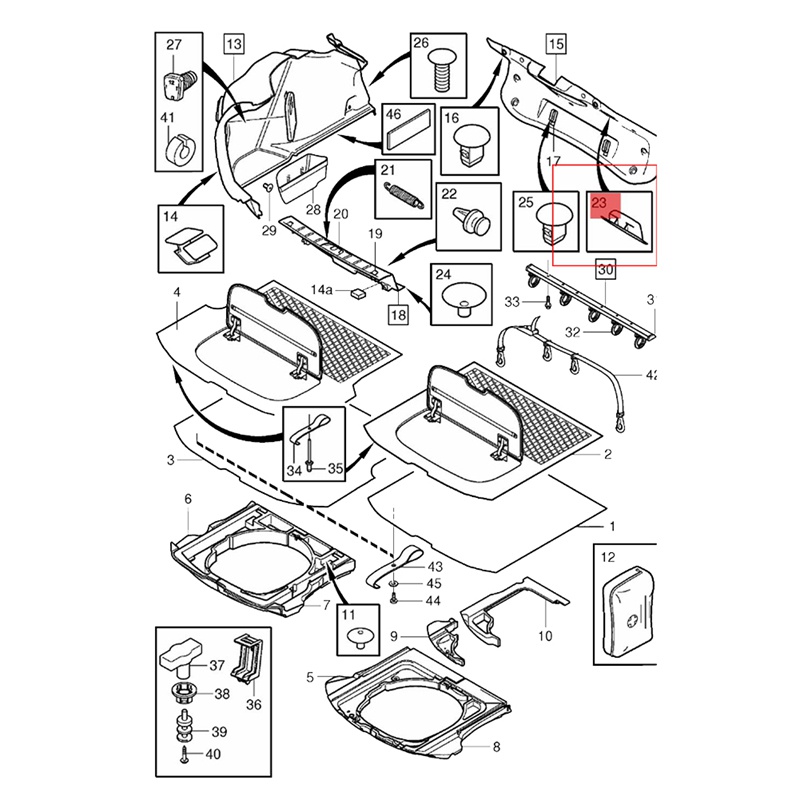 31348022 Nút Công Tắc Khóa Cửa / Cốp Xe Hơi Chuyên Dụng Cho Volvo S80 S90 S60 S40