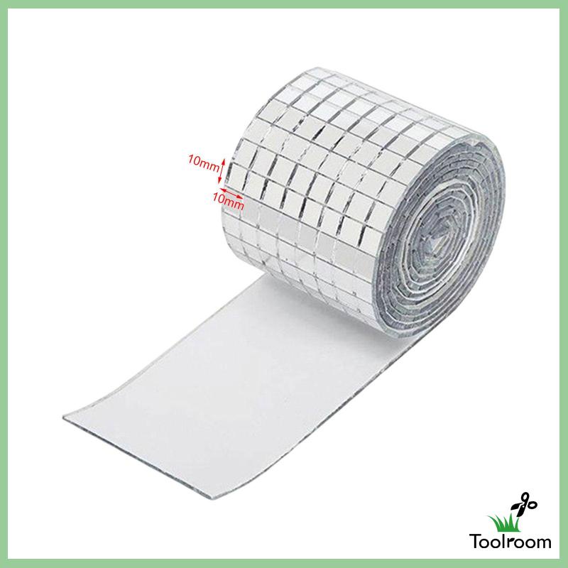 Gương Trang Điểm Dạng Viên Gạch Mini Tự Dính Tiện Dụng Cho Bình Hoa