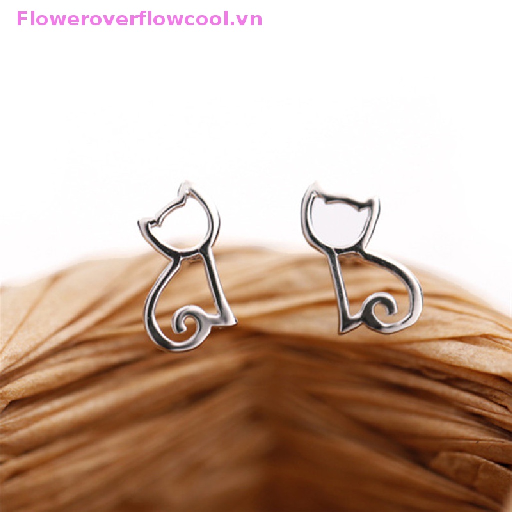 Bông Tai Hình Mèo Dễ Thương Cho Nữ