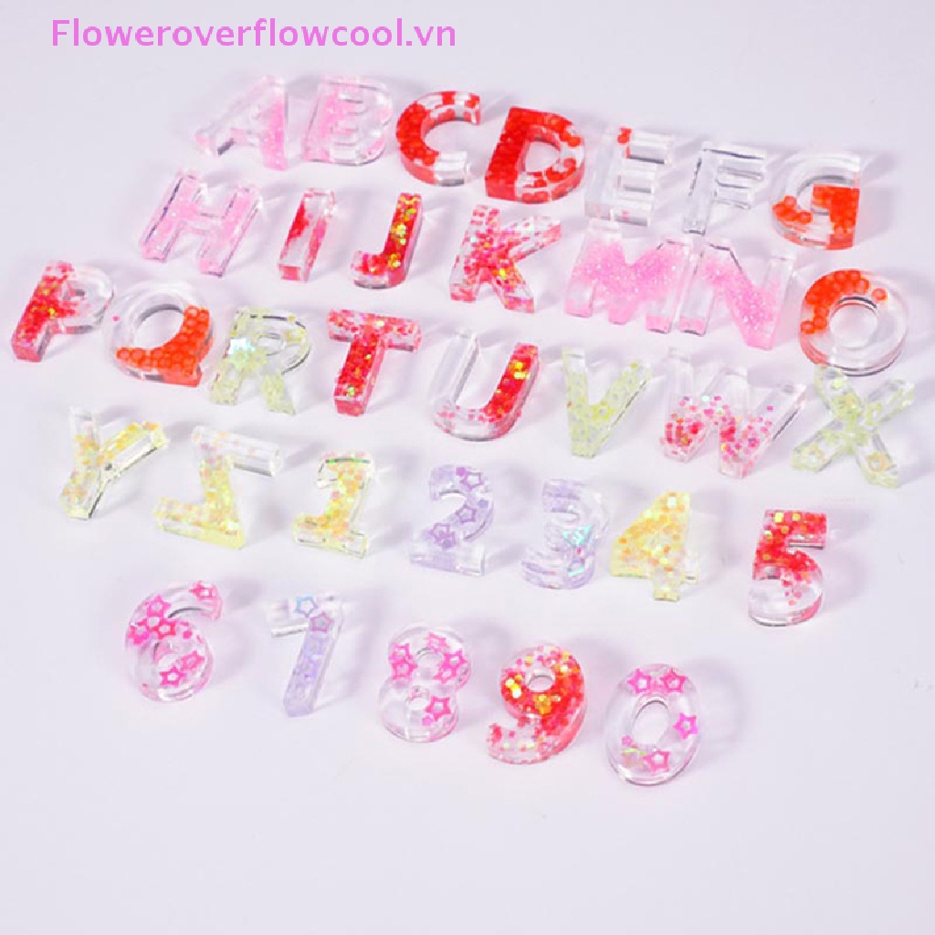 Khuôn Silicon Trong Suốt Hình Chữ Cái Alphabet