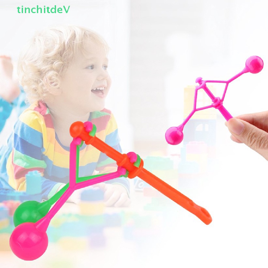 [TinchitdeV] Set 5 Bóng Lắc Bằng Nhựa Đồ Chơi Vui Nhộn Mới Lạ Tek Tek Etek Làm Quà Sinh Nhật Cho Trẻ Em [Mới]