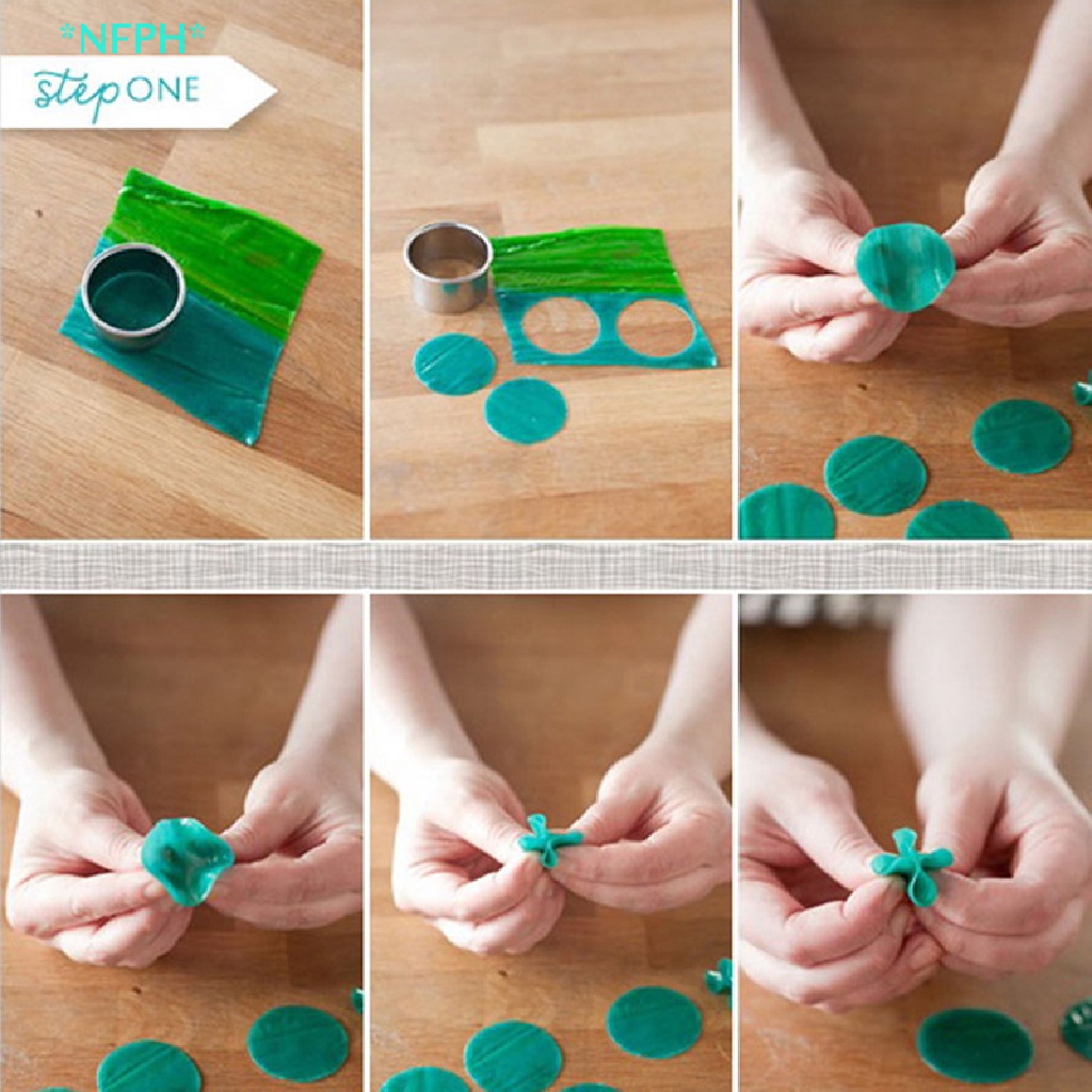 Set 5 Khuôn Cắt Đất Sét Hình Tròn Bằng Polymer Mới