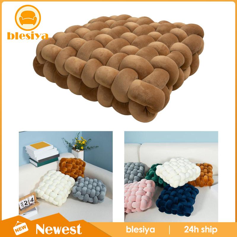 [Blesiya] Gối Mềm Thắt Nút Trang Trí Bàn Làm Việc