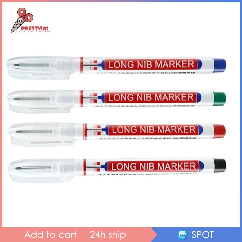 Set 1 / 4 Bút Đánh Dấu Đầu Dài Chuyên Dụng Cho Thợ Mộc