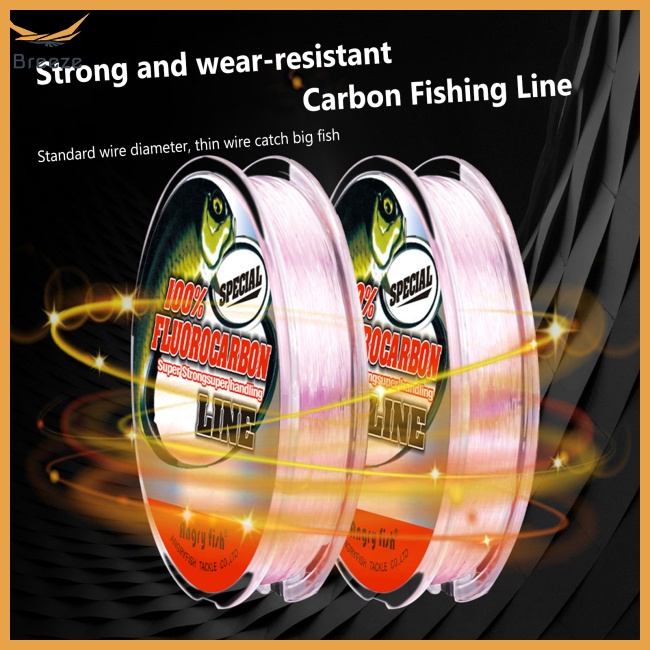 Cuộn Dây Câu Cá 2-30lb Bằng Fluorocarbon Vô Hình Chống Mài Mòn Chống Thấm Nước Siêu Nhẹ