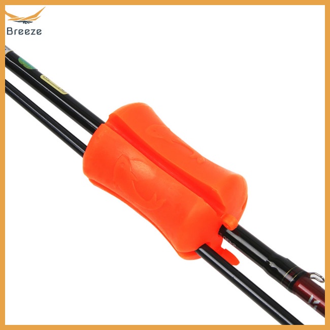 4 Phụ Kiện Quấn Cố Định Cần Câu Cá Bằng Silicon Mềm Chống Trượt Đa Năng