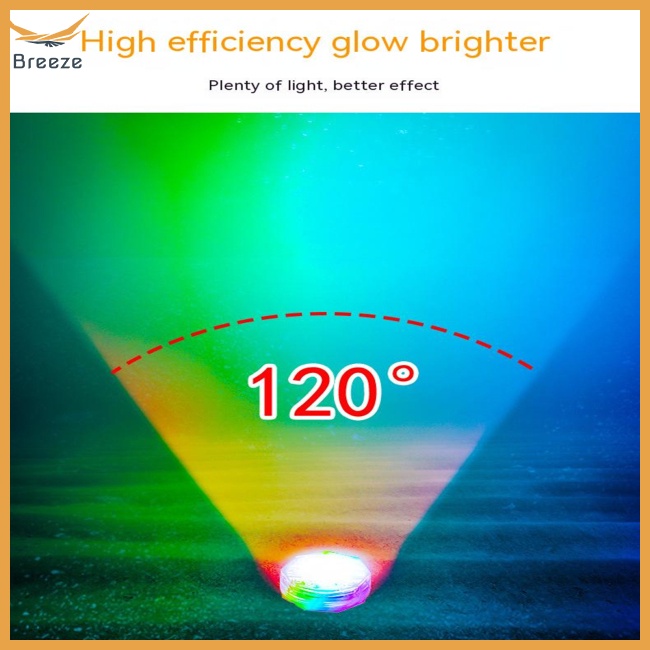 Đèn Led Chìm 5v Rgb Điều Khiển Từ Xa Nhiều Màu Sắc Dành Cho Bể Bơi