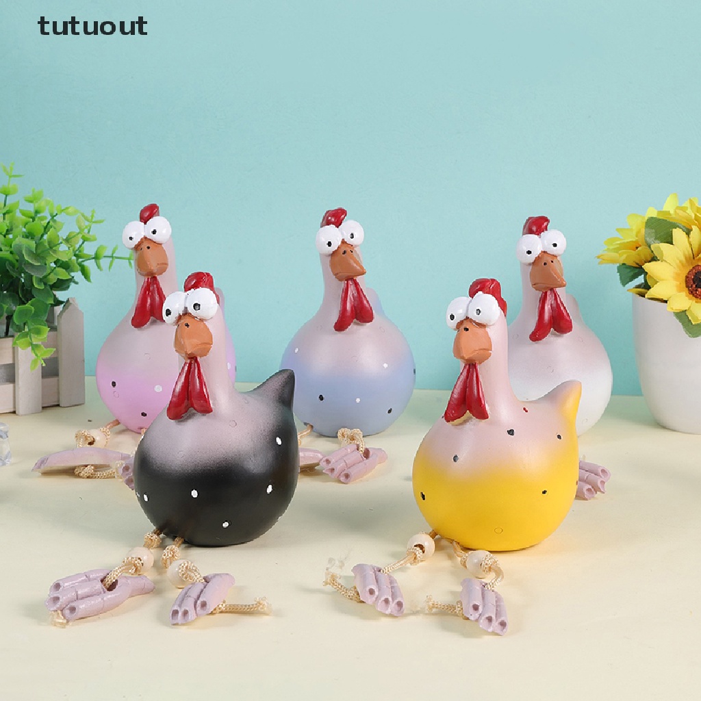 Mô Hình Hàng Rào Gà Vui Nhộn Trang Trí Sân Vườn