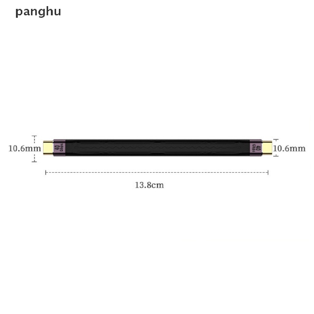 Cáp Sạc Nhanh USB 4.0 PD 100W 5A Hai Đầu USB C Sang Type C 40GB