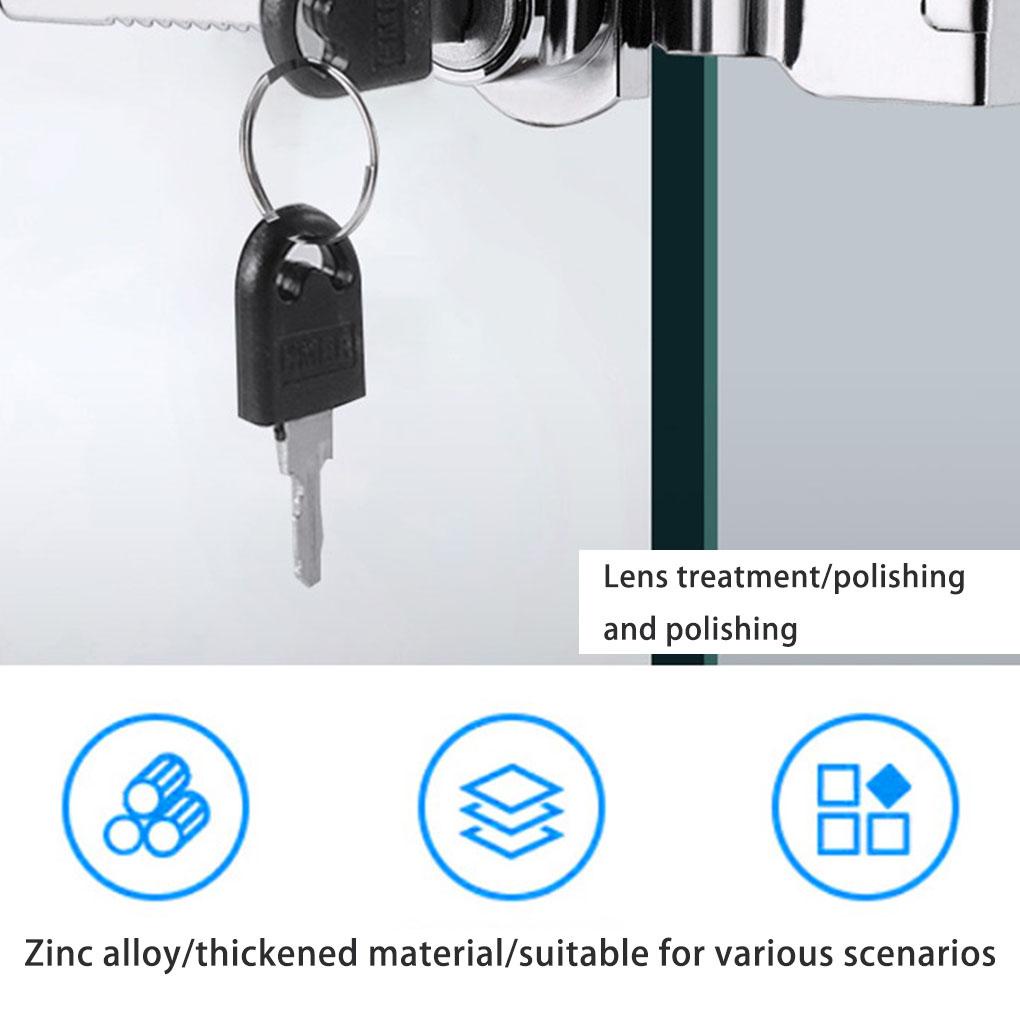 Ổ Khóa Cửa Tủ Có Chìa Khóa Chống Trộm Tiện Dụng Cho Gia Đình