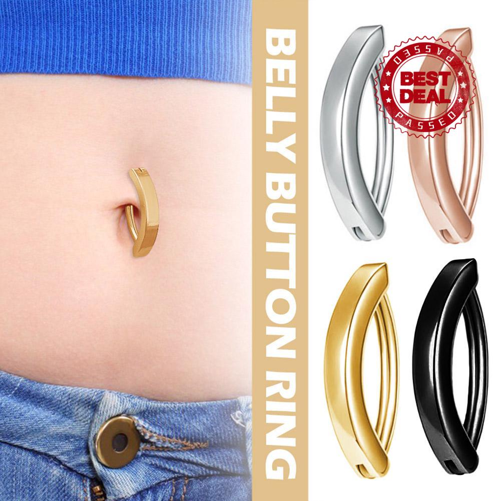 Khuyên RốN ĐíNh Đá 14G A9R0 BằNg ThéP Y Tế