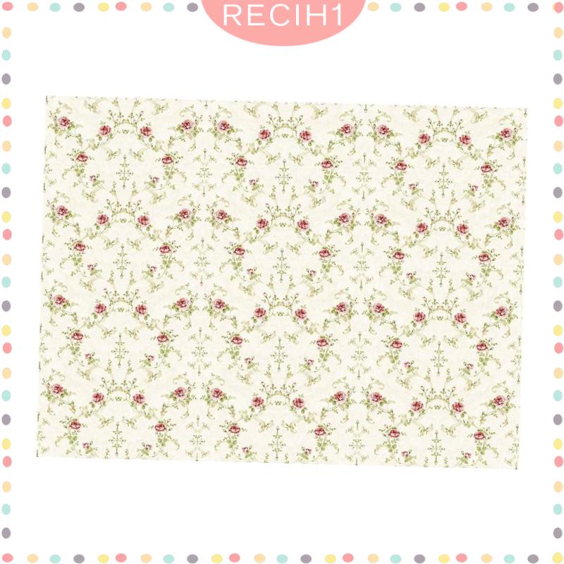 Tấm Giấy Dán Sàn Mini Cho Nhà Búp Bê Tỉ Lệ 1 / 11 1 / 12 1 / 6 1 / 8