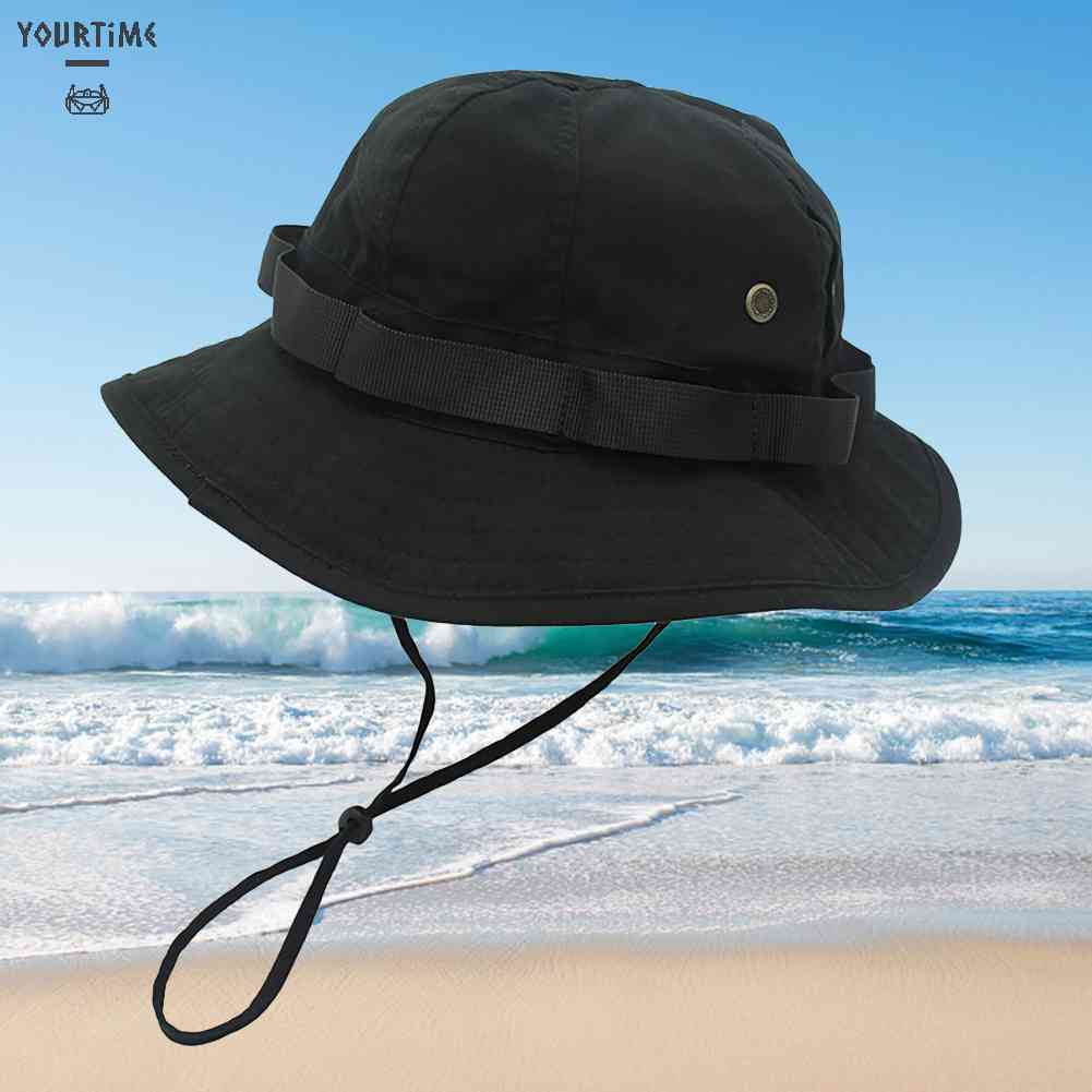 Nón Tai Bèo Chống Tia UV Bằng Vải Cotton Thoáng Khí Gấp Gọn Được Dành Cho Nam