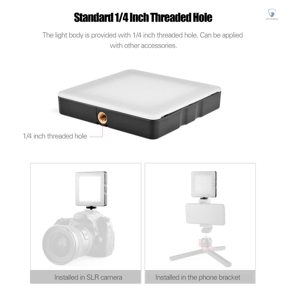 Đèn LED Andoer 49 6500K 700mAh 5W Hỗ Trợ Quay Video / Phát Trực Tiếp