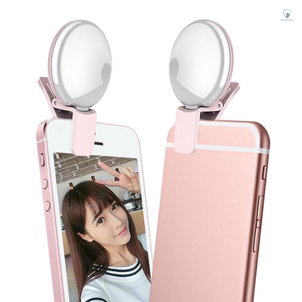Vòng Đèn Flash Chữ L Gắn Điện Thoại Hỗ Trợ Chụp Ảnh Selfie