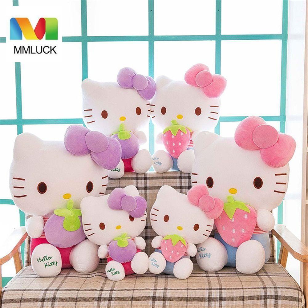 Thú Nhồi Bông Hình Mèo Dễ Thương Cho Bé Gái