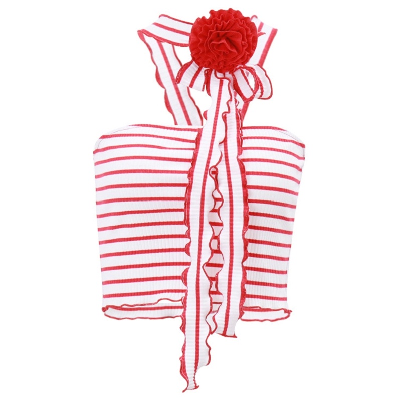 Áo Croptop Hai Dây In Hoa Thời Trang Mùa Hè Dành Cho Nữ