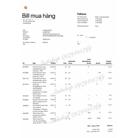 Sữa Rửa Mặt Flos-lekk Antibacterial Face Cleansing Gel 200ml