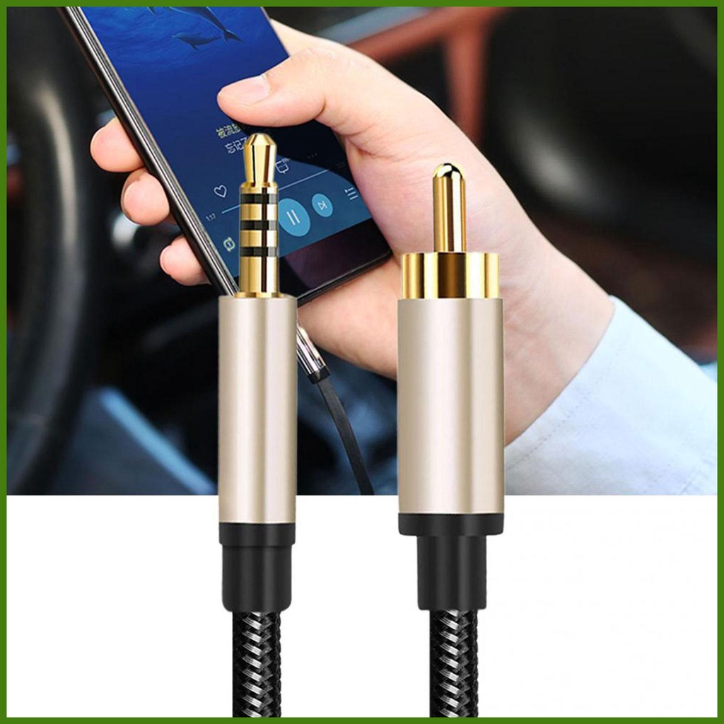 Dây Cáp Chuyển Đổi Âm Thanh 3.5mm Sang RCA Cho Điện Thoại Thông Minh / MP3 / rdavn / rdavn / 3.5mm