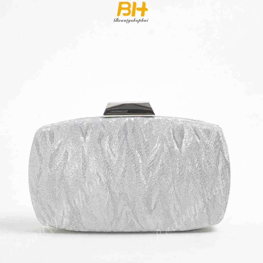 Túi Đeo Chéo Dây Xích Dáng Vuông Nhỏ Đơn Giản Tươi Mới Cho Nữ Dự Tiệc