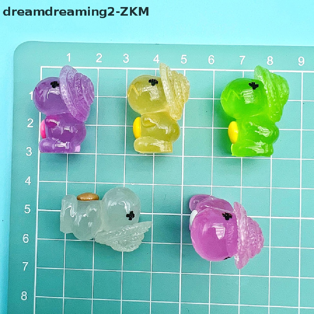 [Dreaming] Phụ Kiện Đèn Ngủ Hình Khủng Long Nhỏ Có Hương Thơm Bằng Nhựa Resin Bãi Biển [zkm]