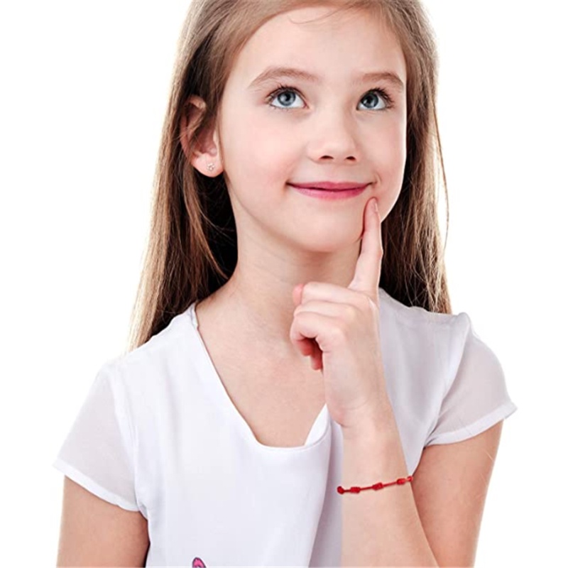 Vòng Tay Bện Dây Lụa Màu Đỏ Thời Trang Cho Nam Nữ