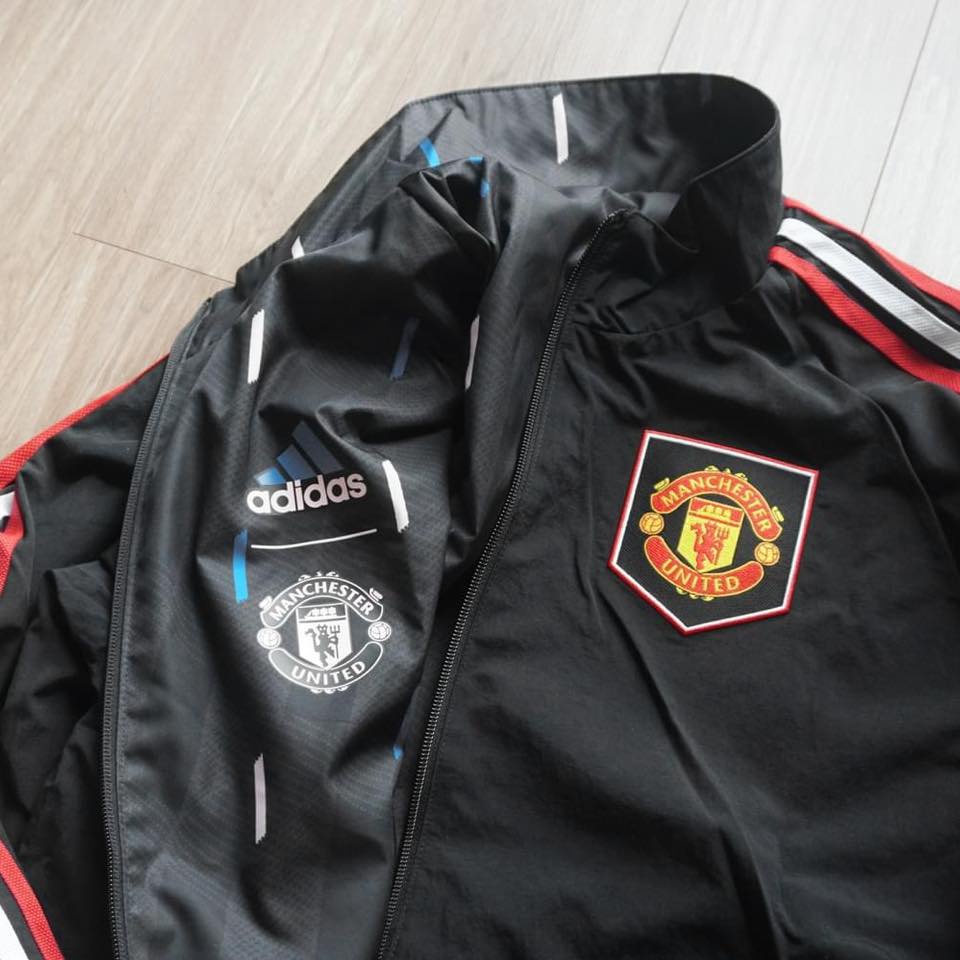 Áo khoác gió Addias MU-Hàng Thái Xịn -2 mặt