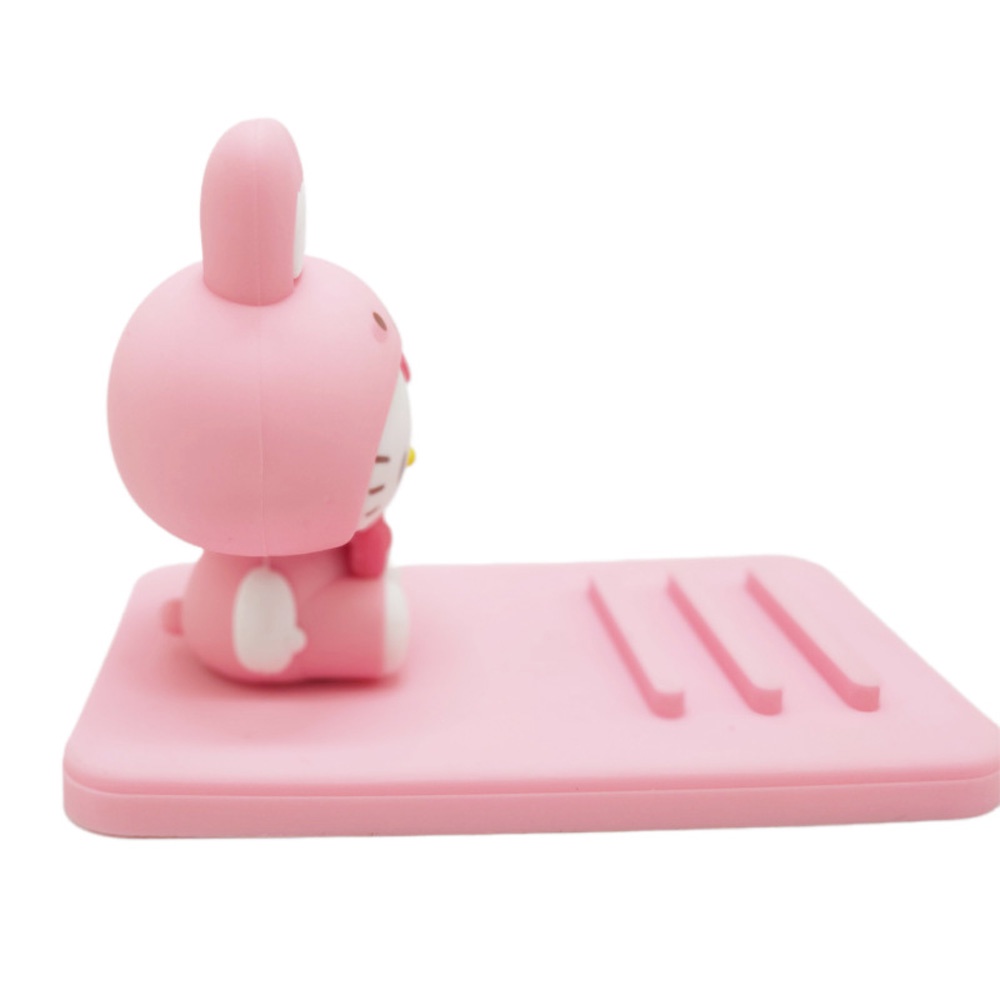 SANRIO Giá Đỡ Điện Thoại / Máy Tính Bảng Bằng Silicon Mềm Hình Tượng Cinnamoroll Hoạt Hình Để Bàn Tiện Lợi
