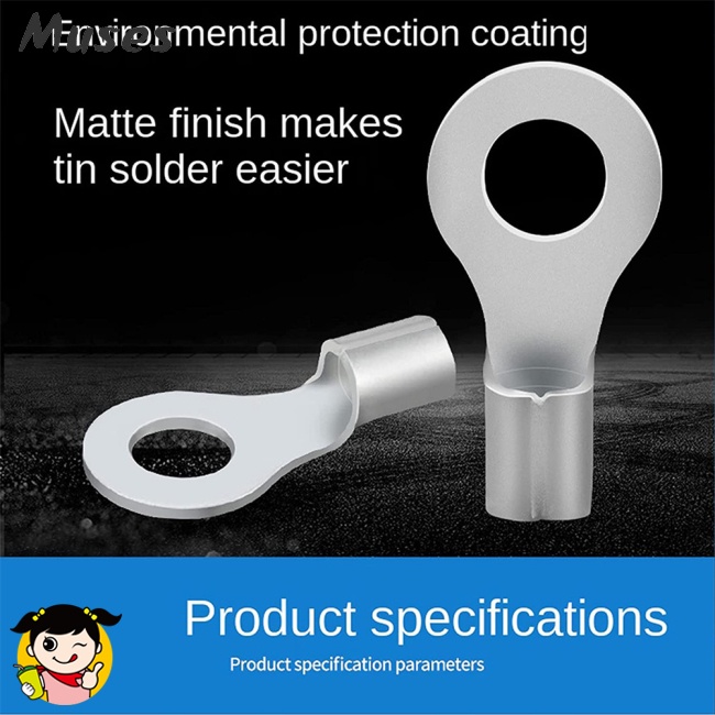 Bộ 420 Đầu Nối Dây Điện Hình Nĩa Tròn Lạnh Nhỏ Gọn Dành Cho Văn Phòng / Nhà Máy