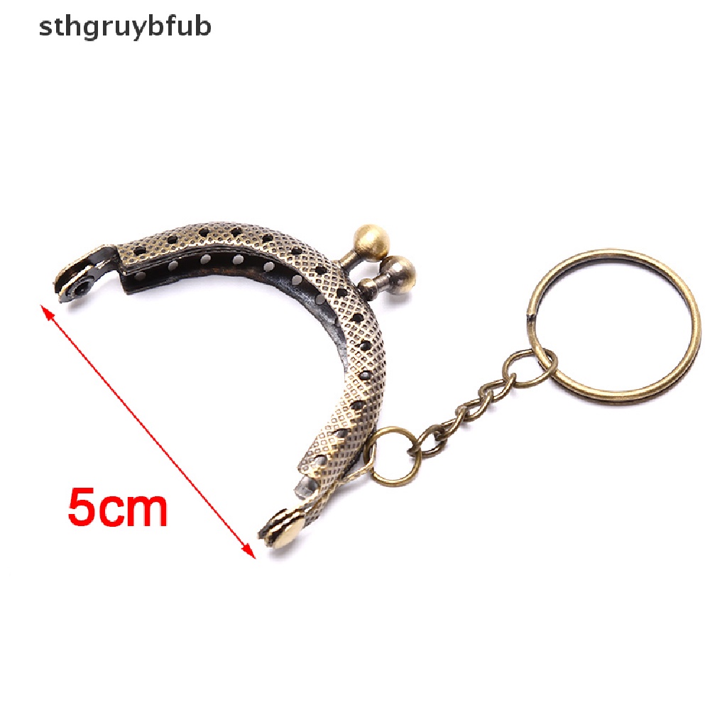 1 Khung Kim Loại 5cm Làm Ví / Móc Khóa DIY