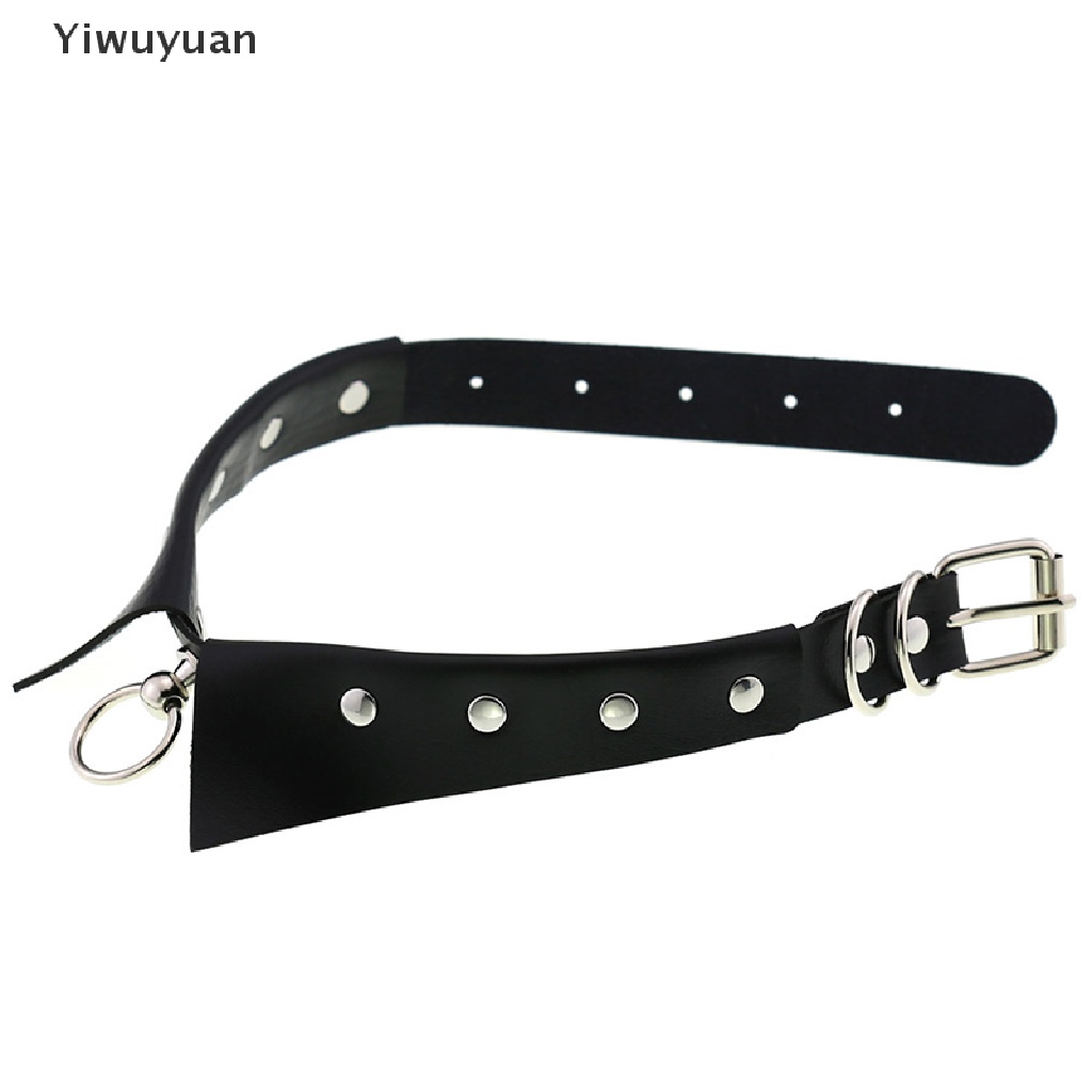 < Yiwuyuan > Vòng Cổ Choker Da Đính Đinh Tán Phong Cách Gothic Punk Cho Nam Và Nữ