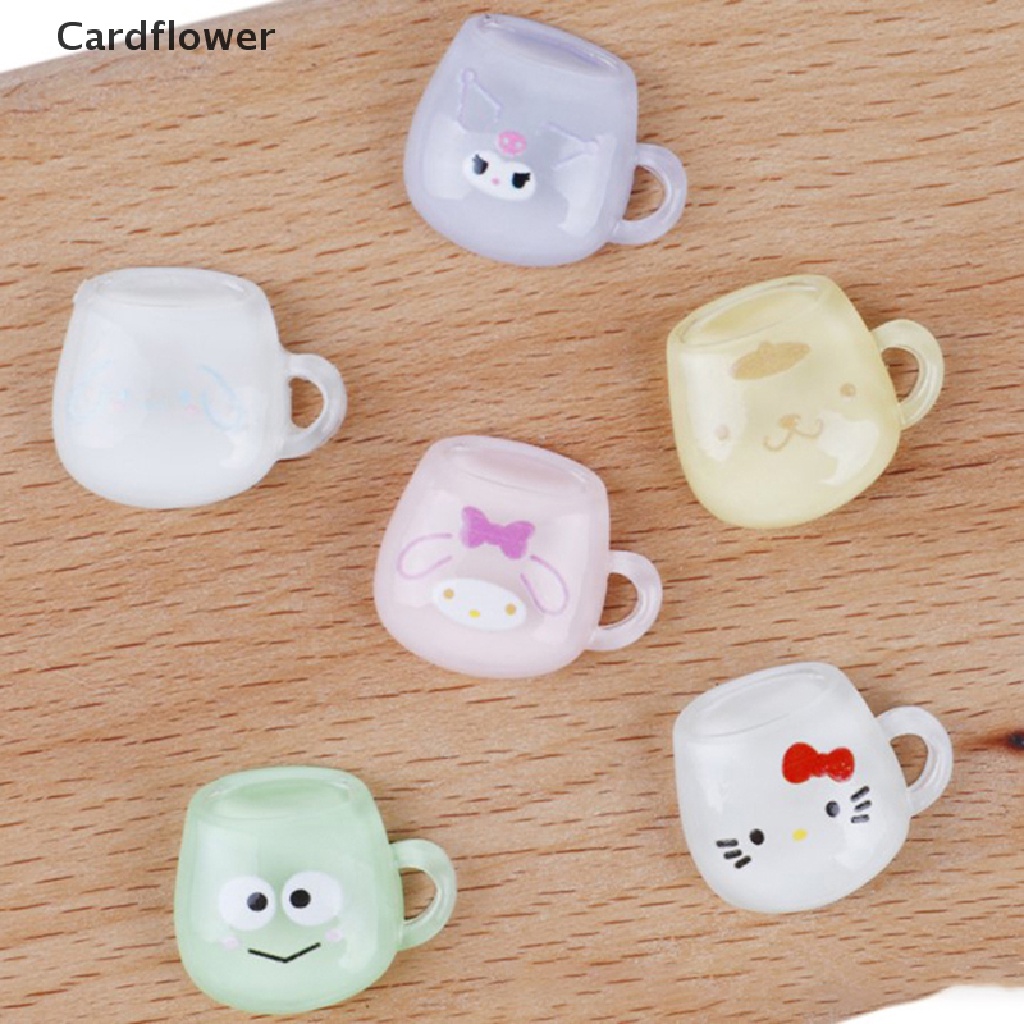 &lt; Cardflower &gt; Set 10 Tượng Phát Sáng Trong Bóng Tối Đồ Chơi Búp Bê Bằng Nhựa Resin Craf Đang Giảm Giá