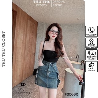 Chân váy bò cắt co dãn. size s m l