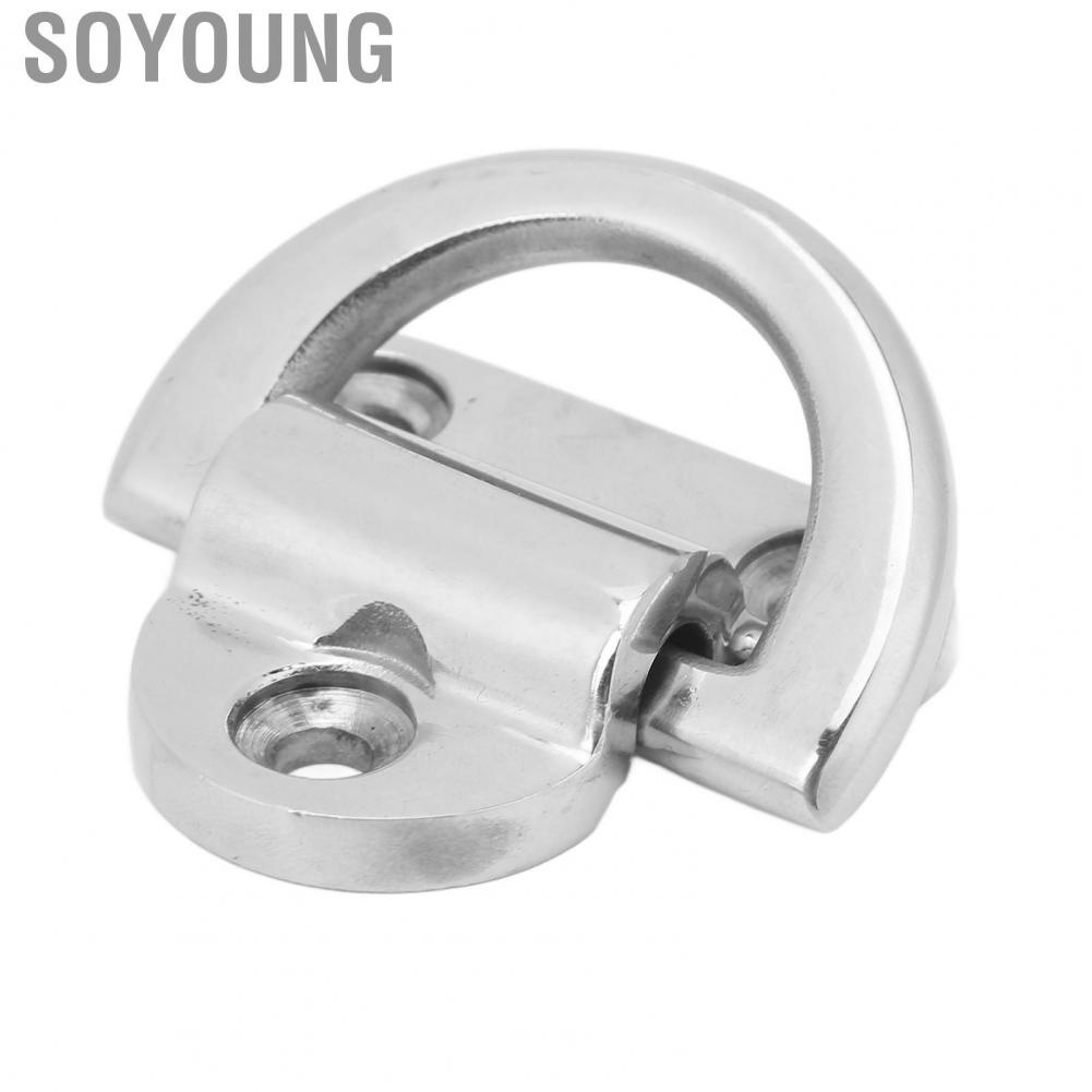 Soyoung Marine Folding Pad Eye  Yacht Long Use 316 Stainless Steel Exquisite Appearance for