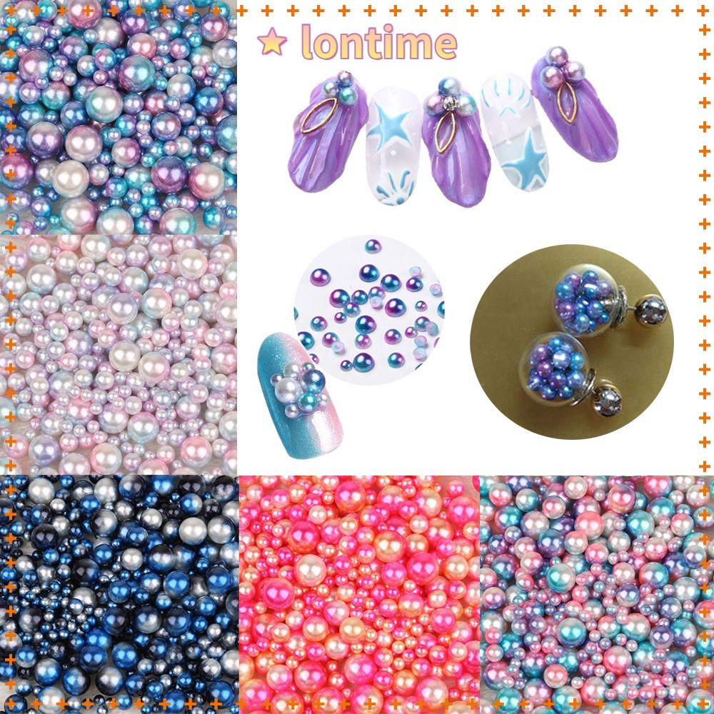 250 Hạt Ngọc Trai Giả 4 / 6 / 8 / 10mm Nhiều Kích Cỡ Tự Khâu Vá