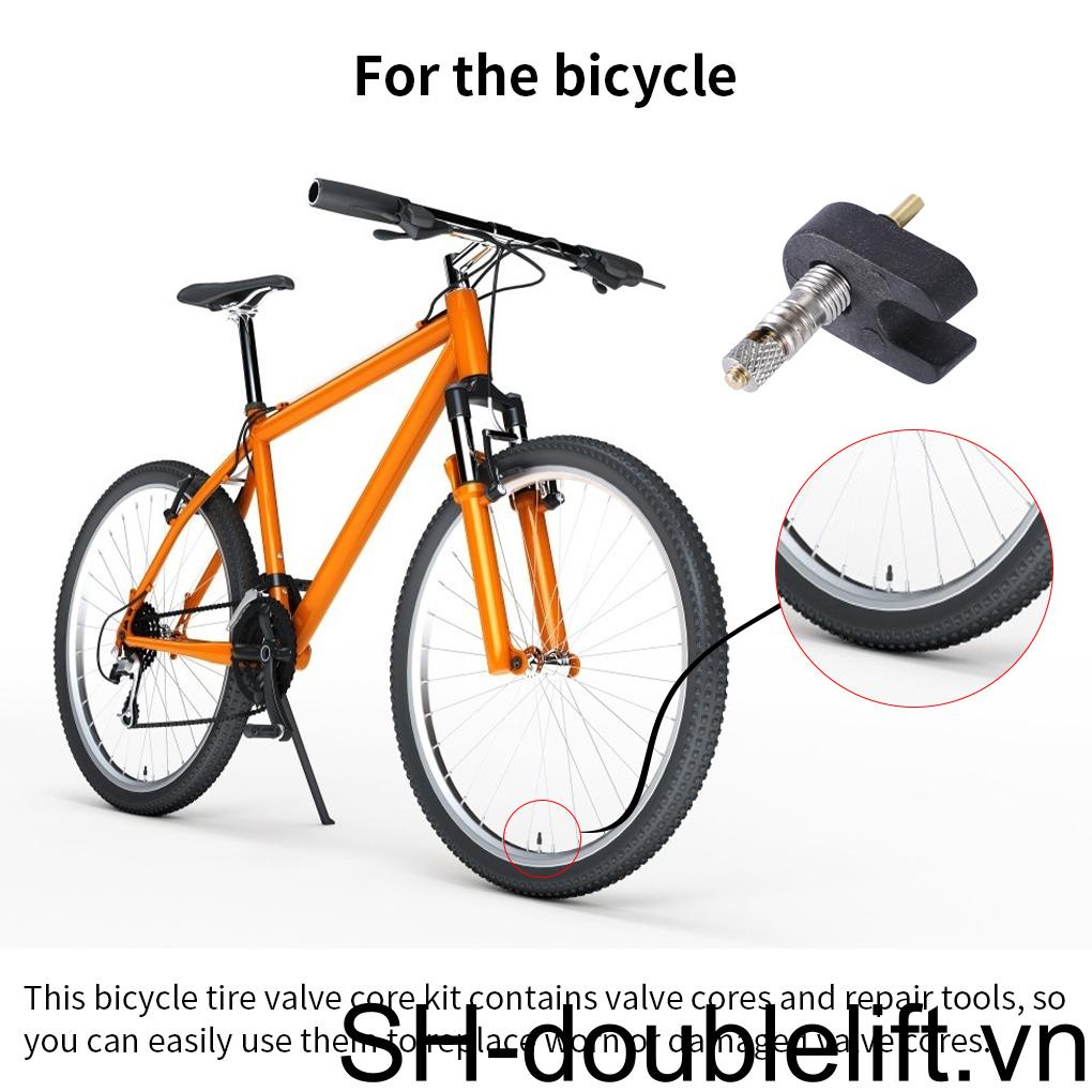 Set 6 Lõi Van Xe Đạp Màu Bạc