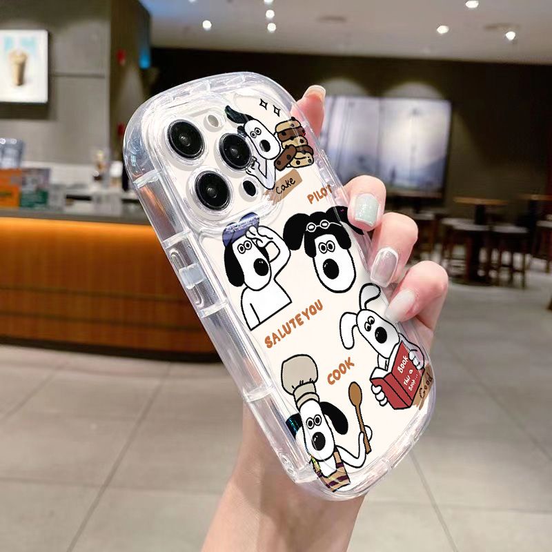 ✅Ốp Điện Thoại Mềm Trong Suốt Chống Sốc Hình Bánh Quy Cho iPhone14xsxr11 promax 12 / 7 / 138p 1Y8G