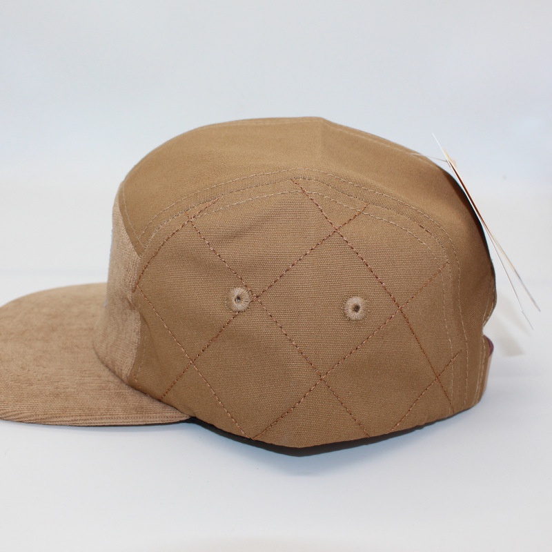 Mũ Lưỡi Trai Vải Nhung Mềm Thêu Chữ 5 Cái Phong Cách Retro