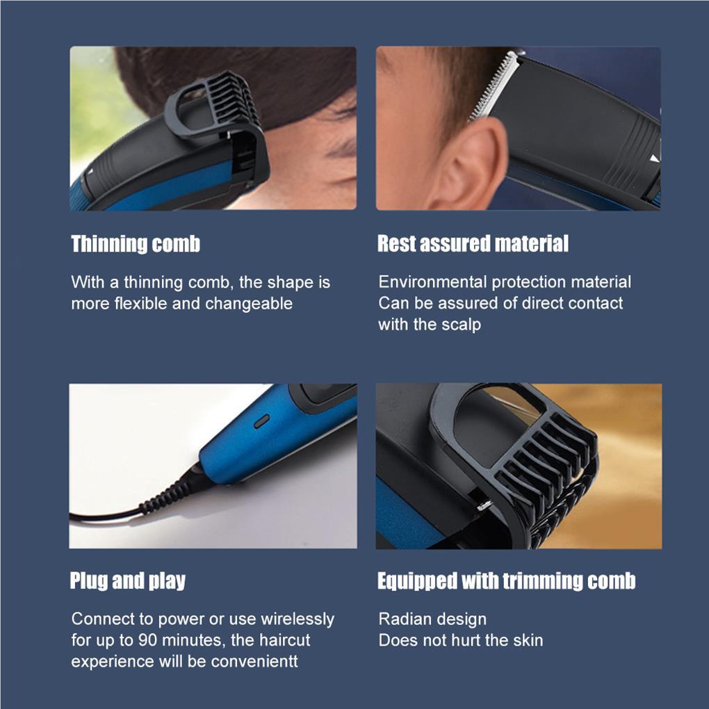 Tông Đơ Điện Cắt Tóc Chuyên Nghiệp Tùy Chỉnh Cho Nam