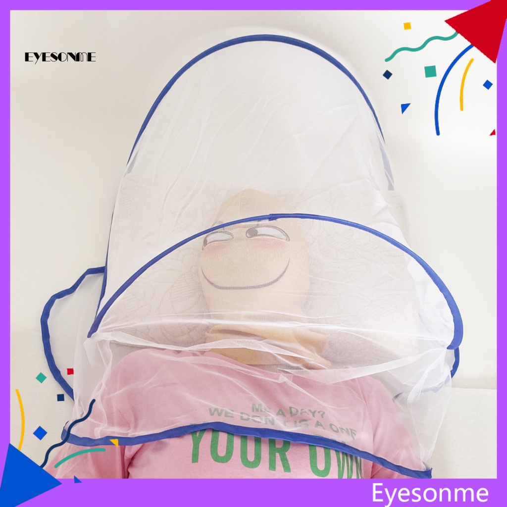 Lưới Tròn Bằng Polyester Chống Muỗi Bảo Vệ Mắt Có Thể Gấp Gọn Dùng Trong Nhà