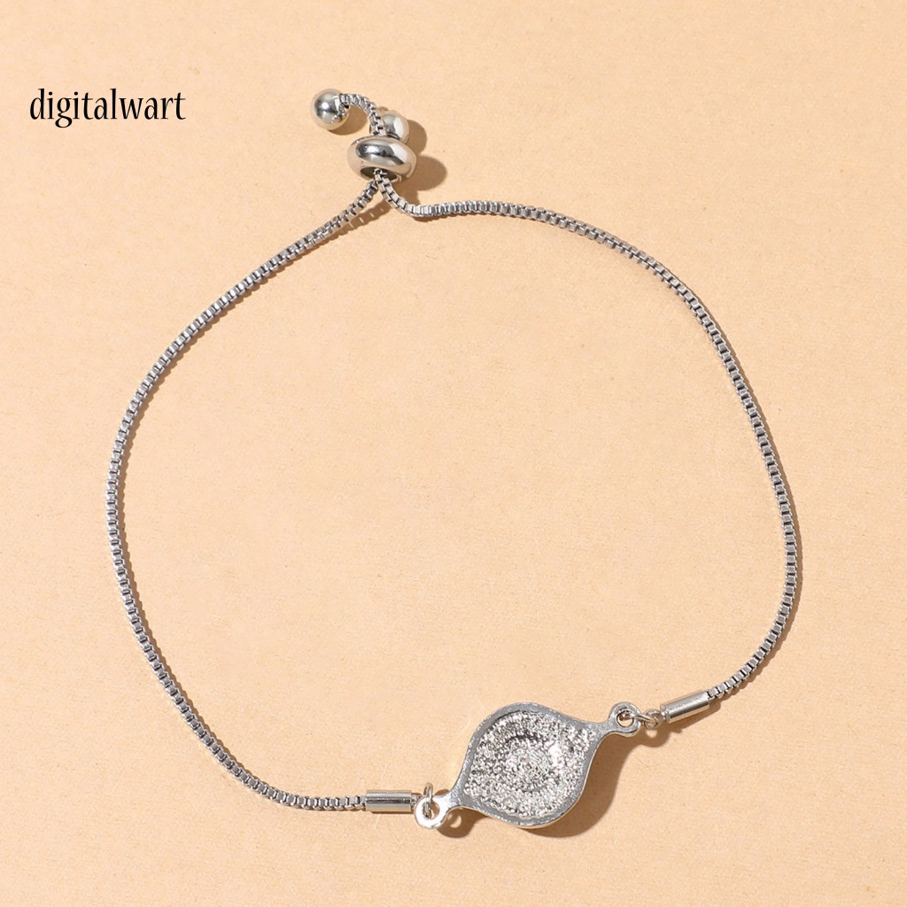 Kỹ Thuật Số| Vòng Tay Hợp Kim Mặt Hình Đôi Mắt Đính Đá Thời Trang Cho Nam Nữ